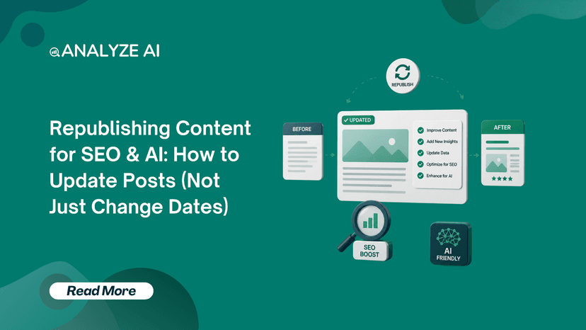 Republishing Content for SEO: How to Update Posts